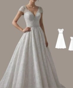 Modelagem Vestido de Noiva em Renda