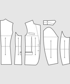 Modelagem Base Bloco -Jaqueta Masculina