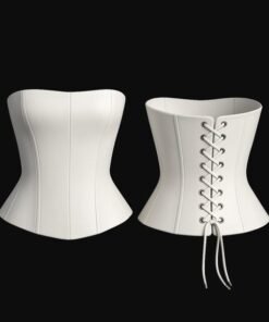 Alternative view of Molde Blusa Estruturada Top Corsete