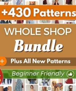 Moldes Pacote completo com mais de 430 moldes de costura feminino e masculino